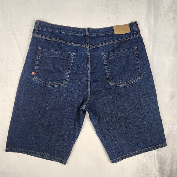 Lowrider Shorts Mens 42 Denim Streetwear Cholo Homies Baggy Classic Cars Vintage - Picture 2 of 16